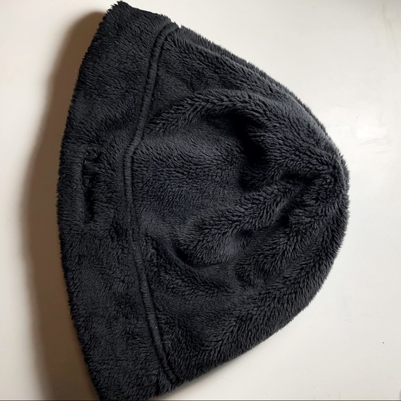 LL.Bean fleece beanie one size black 100% polyester watchman cap Gorpcore - Picture 2 of 6